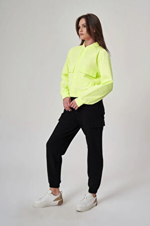 EXUMA KADIN CEKET-1521158 SARI