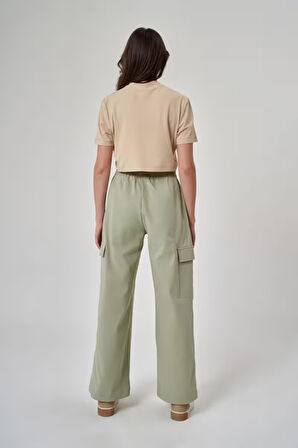 Exuma Kadın Yeşil Pantolon 1523021-YEŞİL