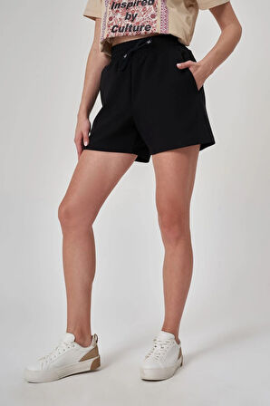 Exuma Kadın Siyah Şort 1523105