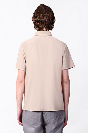 Isaora Erkek Polo Yaka T Shirt ISR3114 BEG