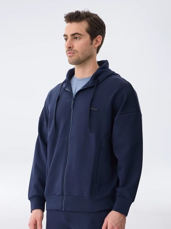 Isaora Gıza Cotton Sweat Erkek Navy Sweat Isr8114