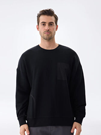 Isaora Performance Cotton Erkek Black Sweat Isr8113-0