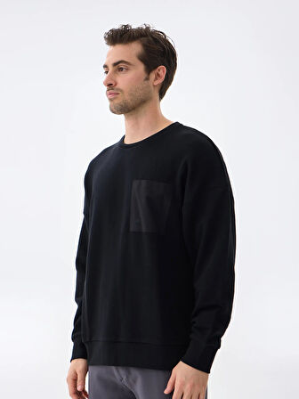 Isaora Performance Cotton Erkek Black Sweat Isr8113-0