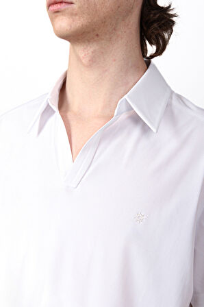 Isaora Erkek Polo Yaka T Shirt ISR3201 SBTLWHT