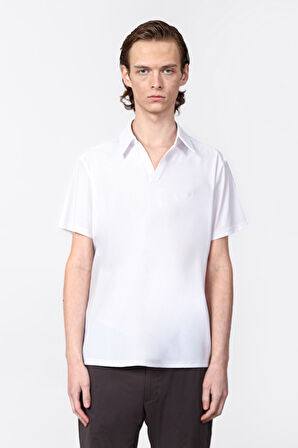 Isaora Erkek Polo Yaka T Shirt ISR3201 SBTLWHT