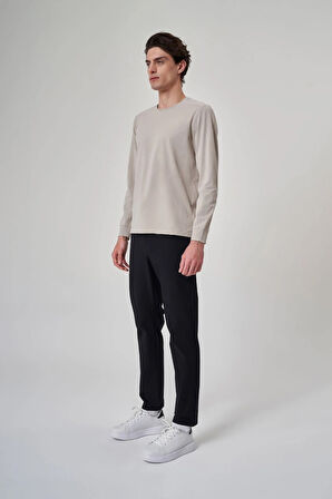 Exuma Erkek Gri Uzun Kollu Tişört 1512129