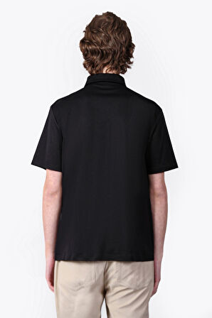 Isaora Erkek Polo Yaka T Shirt ISR3303 BLCK