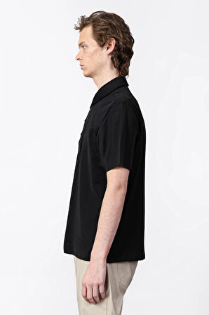 Isaora Erkek Polo Yaka T Shirt ISR3303 BLCK