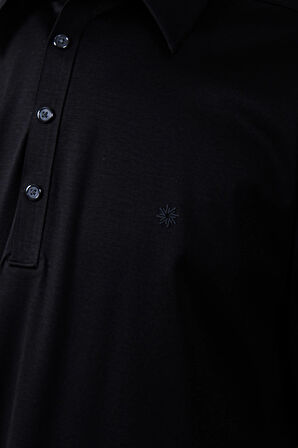 Isaora Erkek Polo Yaka T Shirt ISR3303 BLCK