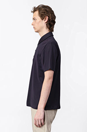 Isaora Erkek Polo Yaka T Shirt ISR3303 NAVY