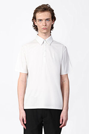 Isaora Erkek Polo Yaka T Shirt ISR3303 WHT