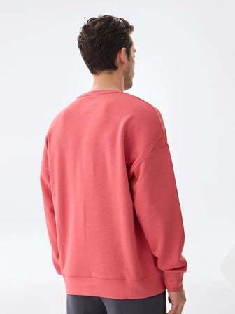 Isaora Performance Cotton Sweat Erkek Powder Red Sweat Isr8113