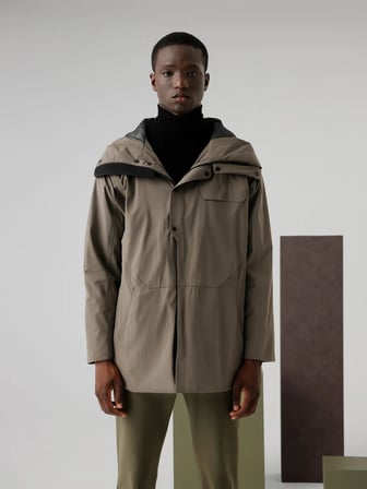 Isaora Rocket Jacket Erkek Beıge Mont Isr7409-bej