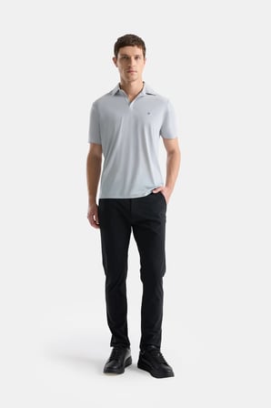 Isaora Aıry Polo Lıght Grey Erkek Polo T-shırts Isr3201-ss26-lıgtg