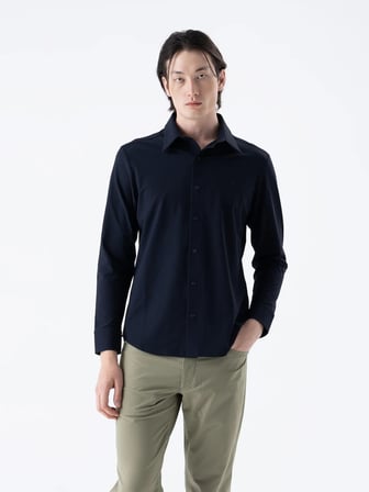Isaora Super Mercerızed Ls Shırt Erkek Black Gömlek Isr4119-ss26-0