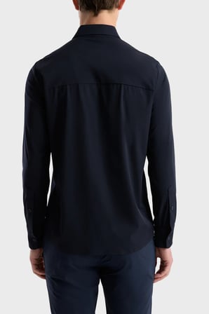 Isaora Logolu Regular Fit Uzun Kollu Gömlek Erkek GÖMLEK ISR4121 DRNVY KOYU LACİVERT