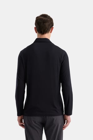 Isaora Extra Lıght Tech Polo Ls Erkek Black Tshırt Isr9804-ss26-0