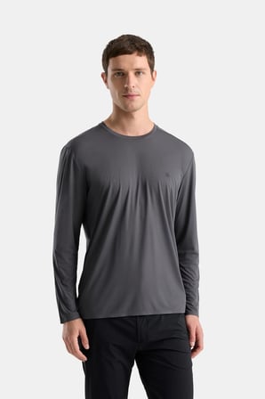 Isaora Extra Lıght Tech Tee Ls Erkek Dark Grey Tshırt Isr9805-ss26-drg