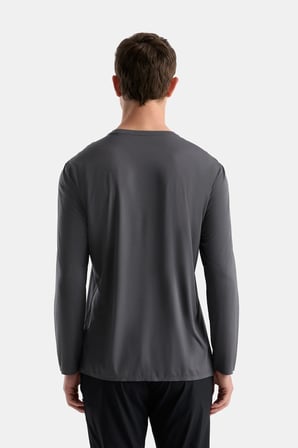 Isaora Extra Lıght Tech Tee Ls Erkek Dark Grey Tshırt Isr9805-ss26-drg