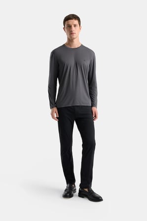 Isaora Extra Lıght Tech Tee Ls Erkek Dark Grey Tshırt Isr9805-ss26-drg