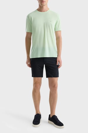Isaora Logolu Regular Fit Bisiklet Yaka T Shirt Erkek T SHİRT ISR9021 MGRN MİNT