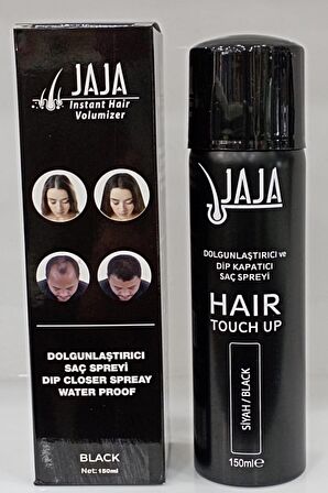Jaja Saç  Dolgunlaştırıcı Ve Dip Kapatıcı Saç Spreyi Siyah 150 Ml
