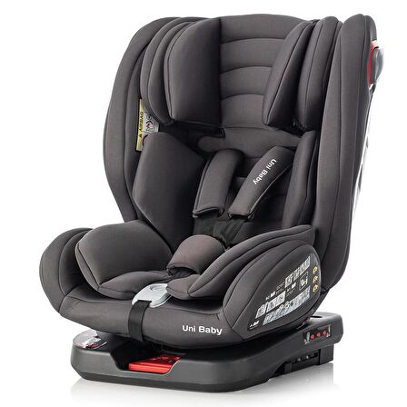 Uni Baby CoolFix 360° Dönebilen Isofixli 0 - 36 kg Oto Koltuğu Gri