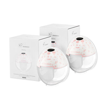 Bebebao P8 Pro 2 Adet 180 ML Yeni Nesil İç Motorlu Giyilebilir Elektrikli Göğüs Pompası Süt Pompası