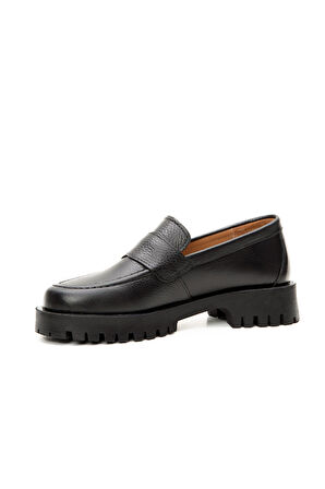 Hakiki Deri Rahat Günlük Kadın Loafer Ayakkabı