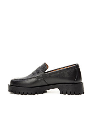 Hakiki Deri Rahat Günlük Kadın Loafer Ayakkabı