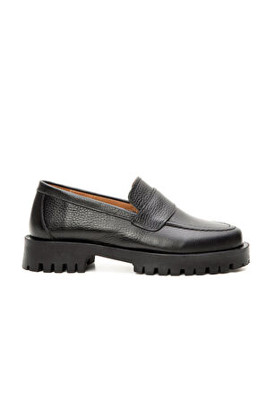Hakiki Deri Rahat Günlük Kadın Loafer Ayakkabı