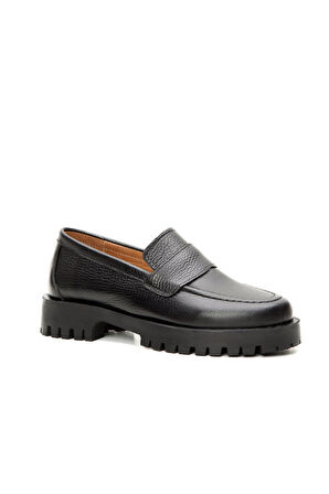 Hakiki Deri Rahat Günlük Kadın Loafer Ayakkabı
