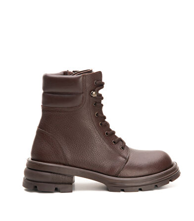 Hakiki Deri Kauçuk Kaymaz Taban Postal Bot