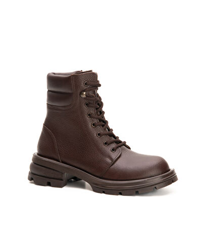 Hakiki Deri Kauçuk Kaymaz Taban Postal Bot