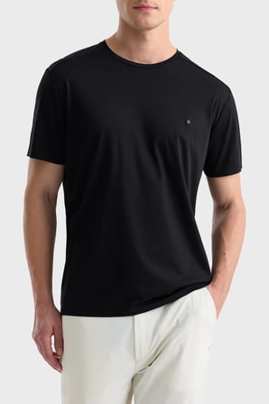 Isaora Logolu Regular Fit Bisiklet Yaka T Shirt Erkek T SHİRT ISR90270 SİYAH