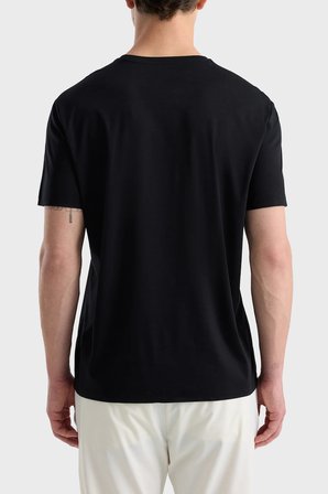 Isaora Logolu Regular Fit Bisiklet Yaka T Shirt Erkek T SHİRT ISR90270 SİYAH