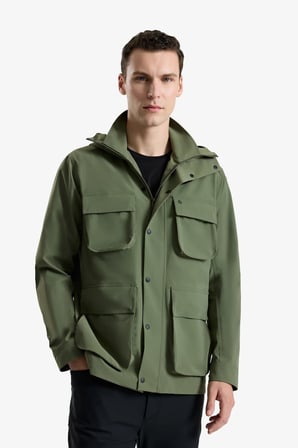 Isaora 3l Moto Jacket Erkek Green Isr-7007