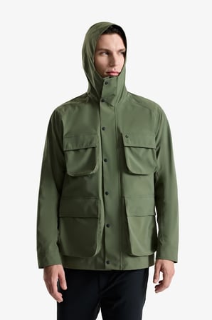 Isaora 3l Moto Jacket Erkek Green Isr-7007