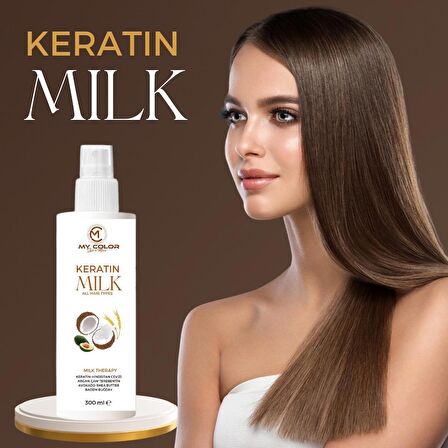 keratin milk onarıcı nemlendirici çok yönlü keratin saç sütü 300ml