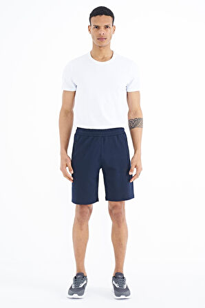 Ryan İndigo Cepli Standart Kalıp Erkek Şort - 81239