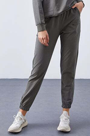 Çağla O Yaka Oversize Lastik Paça Kadın Eşofman Takımı - 95287 | S