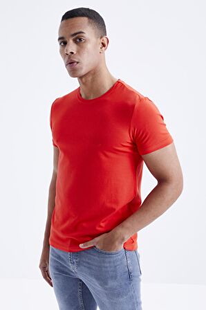 Fiesta Basic Kısa Kol Standart Kalıp O Yaka Erkek T-Shirt - 87911 | M
