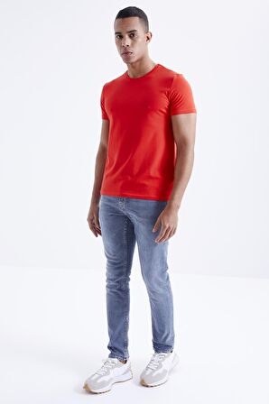 Fiesta Basic Kısa Kol Standart Kalıp O Yaka Erkek T-Shirt - 87911 | M