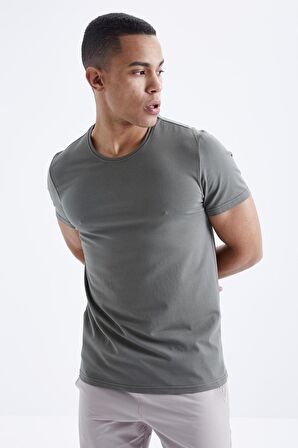 Çağla Basic Kısa Kol Standart Kalıp O Yaka Erkek T-Shirt - 87911 | M