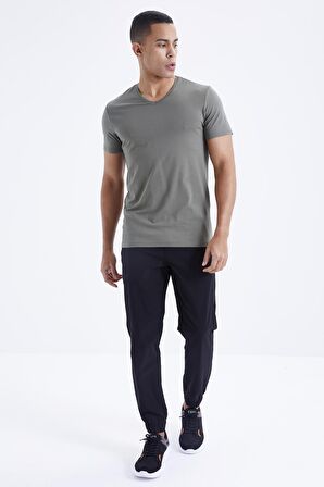Çağla Basic Kısa Kol Standart Kalıp V Yaka Erkek T-Shirt - 87912 | L
