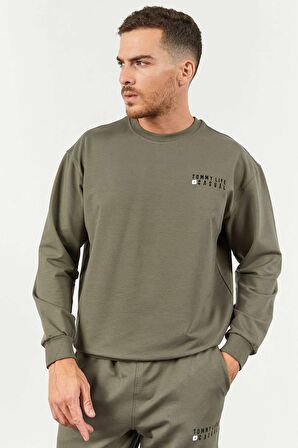 Çağla Casual O Yaka Lastik Paça Erkek Oversize Eşofman Takımı - 85120 | XL