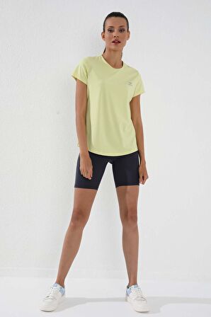Limon Basic Kısa Kol Standart Kalıp O Yaka Kadın T-Shirt - 97144 | M
