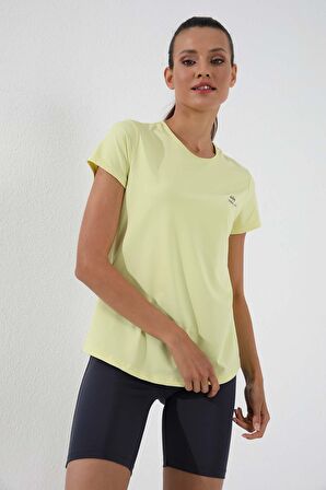 Limon Basic Kısa Kol Standart Kalıp O Yaka Kadın T-Shirt - 97144 | S