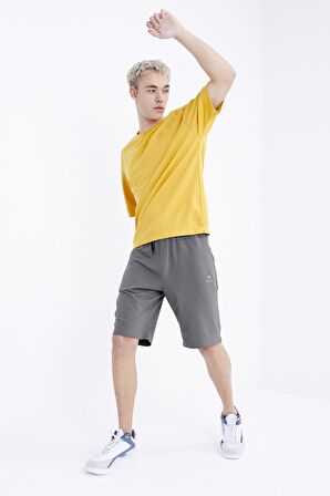 Çağla Bağcıklı Standart Kalıp Basic Erkek Şort - 81212 | XL