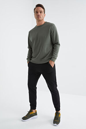 Çağla Basic O Yaka Rahat Form Erkek Sweatshirt - 88053 | XL